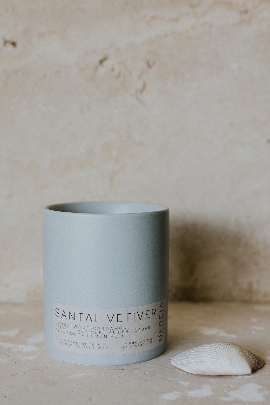 Limited Edition "Stone" Ceramic 12 oz Candle